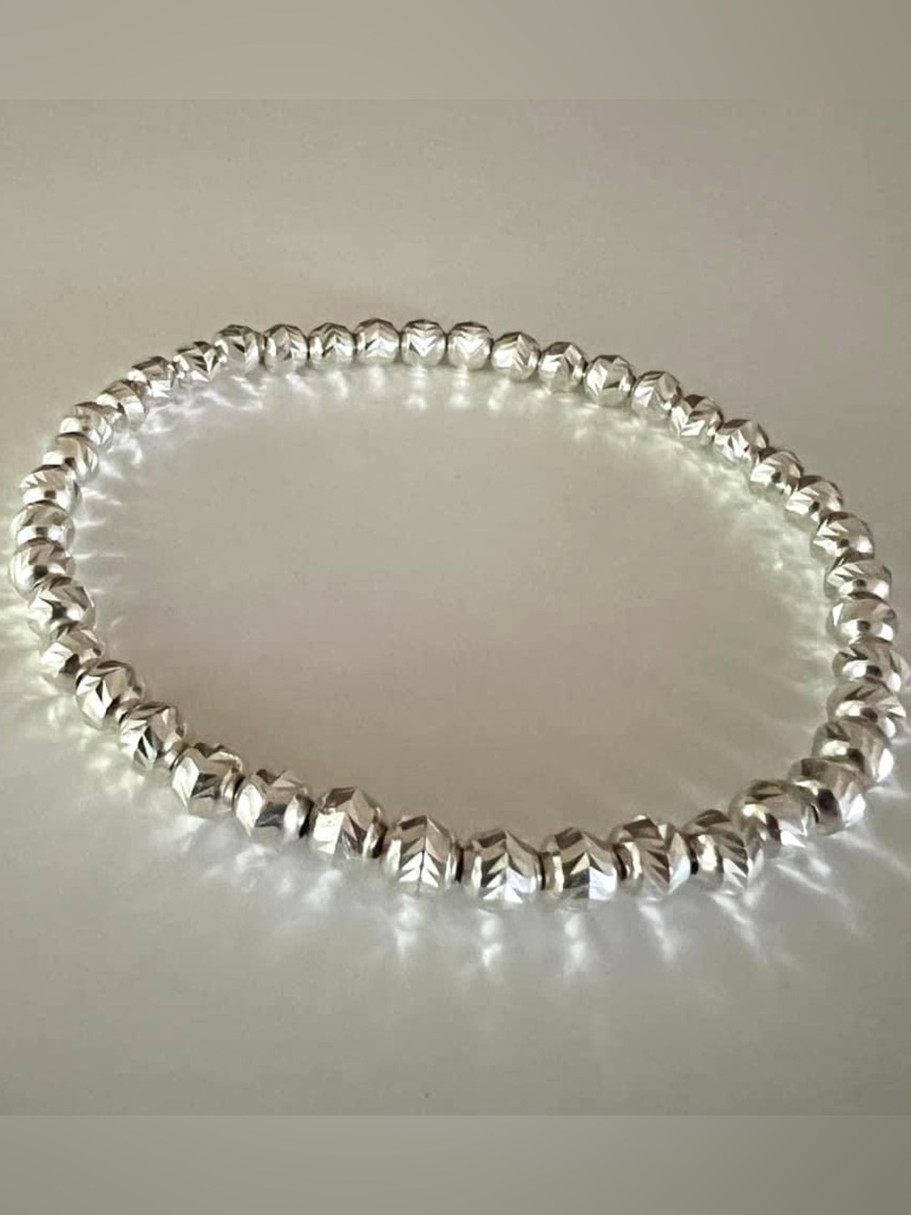 Opulenza Diamond Cut Stretch Bracelet
